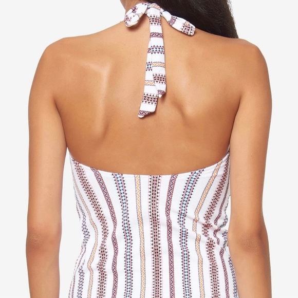 Jessica Simpson Striped Tank/Top & Hipster Bikini - Picture 3 of 10